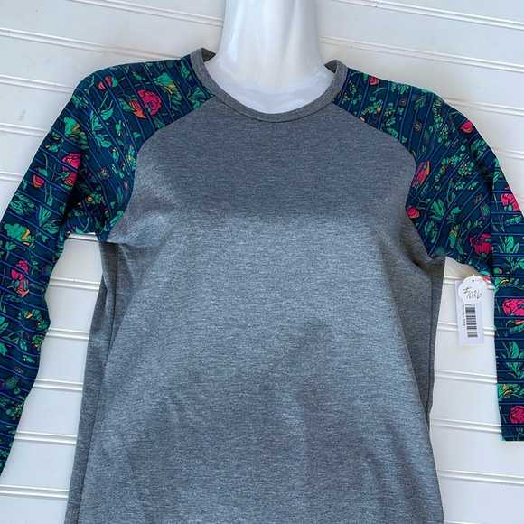 LLR Floral Printed Randy Top-1026 - Picture 9 of 11